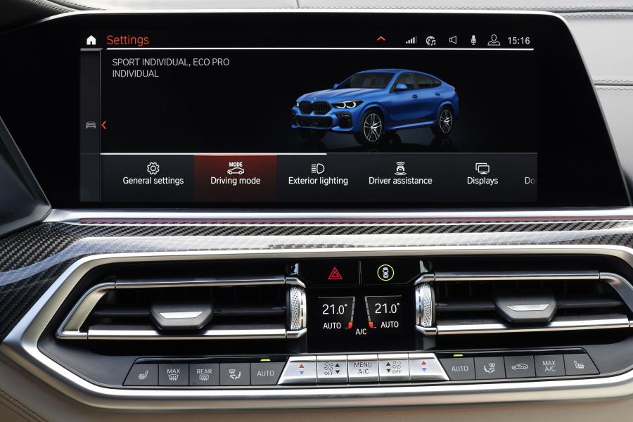 Детали интерьера BMW X6 M50i (G06) 2019 года  (WW) (фото 160 из 180)